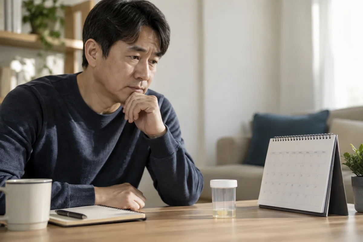 배출된 조각의 성분 분석과 추적 일정을 준비하는 소품 — AI 생성 이미지
