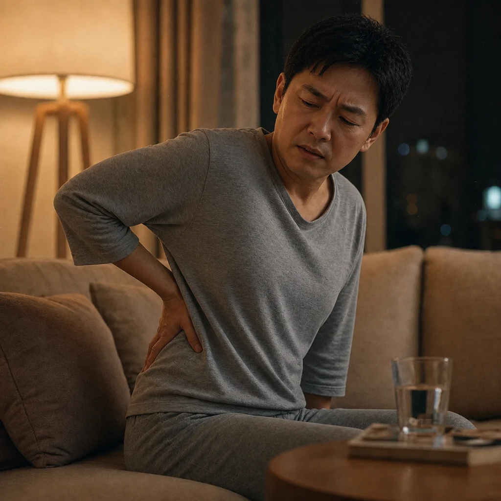 Patient experiencing flank pain that does not subside even when changing positions